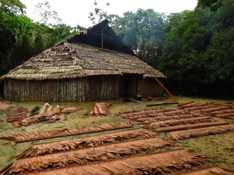 The Maloka, where traditional ceremonies are performed and where the Curaca lives, the cultural chief.